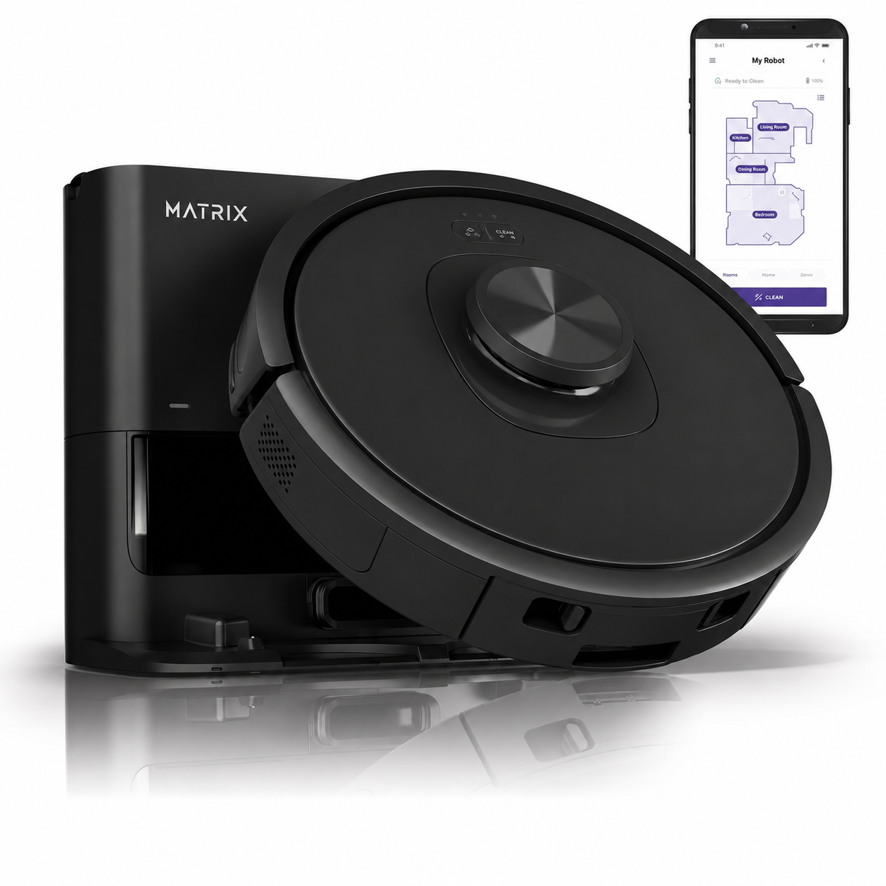 Staycies™ Self-Emptying Robot Vacuum